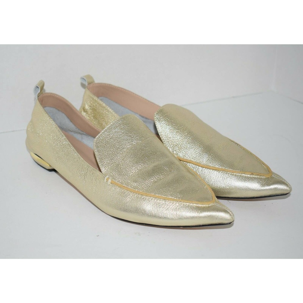 Kaitlyn Pan Octavia Beveled Heel Loafers